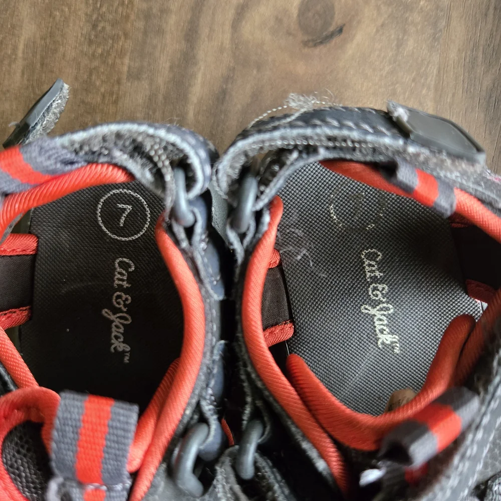 Carter's Gray and Orange Water Shoes for Outdoor Adventures